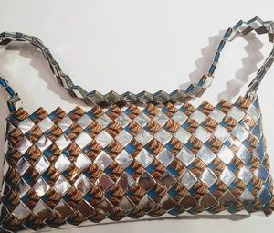 Fun cookie clutch purse made from recycle